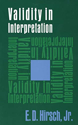 The object of interpretation is textual meaning in and for itself and may be called the meaning of the text. The object of criticism, on the other hand, is that meaning in its bearing on something else (standards of value, present concerns, etc.), and thi