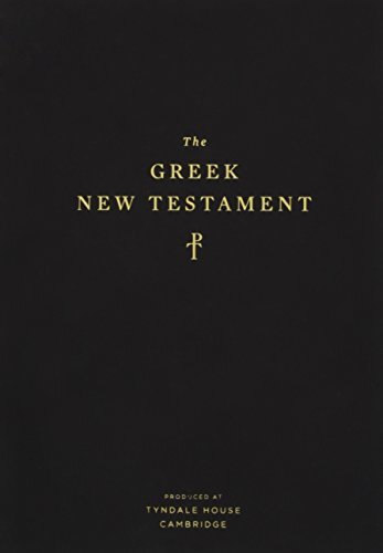 The Greek New Testament, Produced at Tyndale House, Cambridge edited by Dr. Dirk Jongkind and Dr. Peter Williams, is a critical Greek text reflecting decades of scholarly advances and groundbreaking scribal habit studies.
