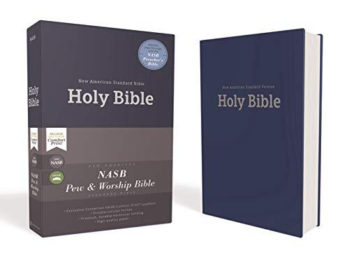 The NASB Pew and Worship Bible is perfect for any church pew or classroom and matches page-for-page with the NASB Preacher's Bible. Universally recognized as the gold standard among word-for-word translations, the beloved New American Standard Bible, 1995