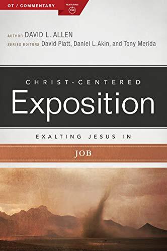 Exalting Jesus in Job is part of the Christ-Centered Exposition Commentary series. Edited by David Platt, Daniel L. Akin, and Tony Merida, this commentary series, to include 47 volumes when complete, takes a Christ-centered approach to expositing each boo