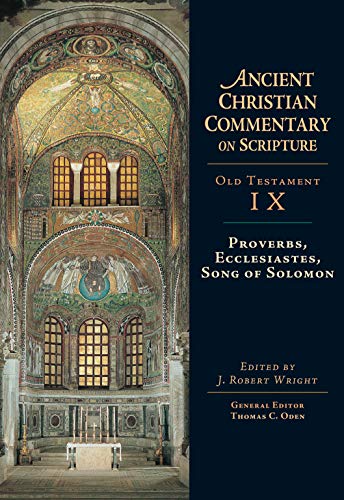 Editor J. Robert Wright presents commentary on Proverbs, Ecclesiastes and the Song of Solomon, showcasing response by the early church fathers to what they judged to be the finest wisdom about the deeper issues of life prior to the time of God's taking hu