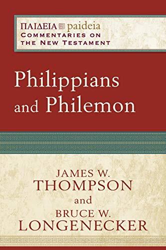 New in the Acclaimed Paideia Commentary Series Two respected senior New Testament scholars examine cultural context and theological meaning in Philippians and Philemon in this addition to the well-received Paideia series. Paideia commentaries explore how