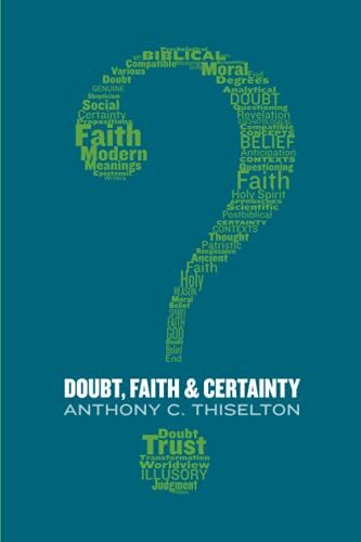 Doubt, faith, certainty. In this book celebrated theologian Anthony Thiselton provides clarity on these complicated, long-misunderstood theological concepts and the practical pastoral problems they raise for Christians. He reminds us that doubt is not alw
