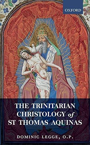 The Trinitarian Christology of St Thomas Aquinas brings to light the Trinitarian riches in Thomas Aquinas's Christology. Dominic Legge, O.P, disproves Karl Rahner's assertion that Aquinas divorces the study of Christ from the Trinity, by offering a stimul