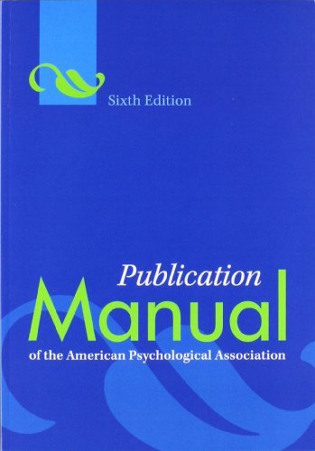 Presents a style manual that covers manuscript structure and content, writing style, grammar, quotations, tables, footnotes, results display, and source citation for psychological and social sciences literature.