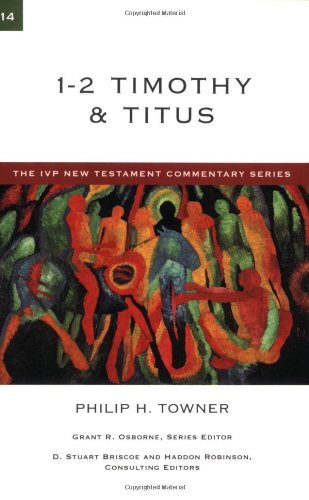 Philip H. Towner highlights the timeliness of the pastoral epistles of 1-2 Timothy and Titus for Christians today--sorting through questions about leadership and authority, wealth and materialism, the lure of the cults, the role of women in the church, an