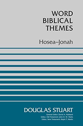 A companion to the acclaimed Word Biblical Commentary, the Word Biblical Themes series helps readers discover the most important themes of a book of the Bible. This series distills the theological essence of a given book of Scripture and serves it up in w