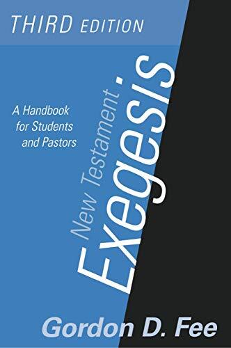 A Handbook for Students and Pastors
The third edition of this handbook provides a step-by-step guide to writing an exegetical paper on the New Testament. It takes into account the latest advances in methodology as well as resources. 10 illustrations.