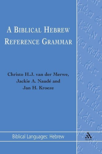 This work is intended to serve as a user-friendly and up-to-date source of information on the morphology, syntax, semantics and pragmatics of Biblical Hebrew verbs, nouns and other word classes (prepositions, conjunctions, adverbs, modal words, negatives,