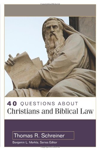 This volume by Dr. Thomas R. Schreiner on the interplay between Christianity and biblical law is an excellent addition to the 40Questions & Answers series. Schreiner not only coherently answers the tough questions that flow from a discussion about the Old