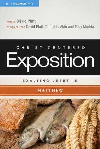 This new series edited by David Platt (Radical), Daniel L. Akin, and Tony Merida combines expository teaching with a devotional tone, helping readers learn to see Christ in all aspects of Scripture.