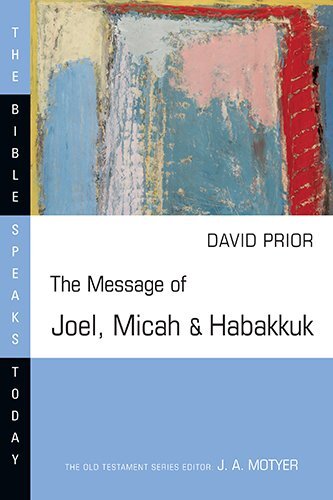 Where is God in times of disaster? How can God allow suffering? What are God's people to do about moral decay in society? Three of the minor prophets--Joel, Micah and Habakkuk--provide insights to these problems. David Prior's passage-by-passage expositio