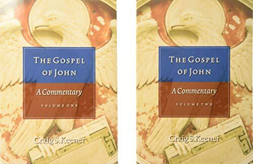 Keener's commentary explores the Jewish and Greco-Roman settings of John more deeply than previous works, paying special attention to social-historical and rhetorical features of the Gospel. It cites about 4,000 different secondary sources and uses over 2