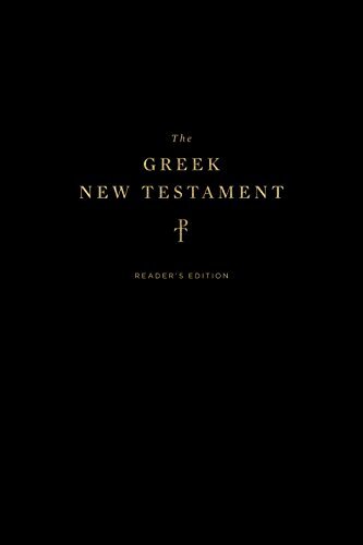 This reader's edition of the Greek New Testament text combines the new Greek New Testament, Produced at Tyndale House, Cambridge with running glosses of words occurring 25 times or less in the New Testament.