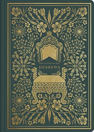 ESV Illuminated Scripture Journal: Hebrews pairs the entirety of the book of Hebrews with a lightly dotted blank page opposite each page of Bible text and hand-lettered illustrations interspersed throughout--providing space to creatively engage with and r