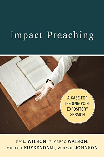 The Case for the One-Point Expository Sermon
This comprehensive and engaging manual aids preachers in keeping the transformative meaning and impact of the biblical text intact through all hermeneutical and homiletical processes. While this approach appli