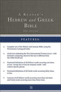 Second Edition
A Reader's Hebrew and Greek Bible is an ideal resource for students, pastors, and instructors familiar with the biblical languages, saving time and effort in studying Scripture in the original languages. Definitions of Greek and Hebrew wor