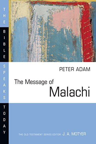 In the latest addition to the Bible Speaks Today Old Testament commentary series, Peter Adam offers a readable and reliable exposition of the book of Malachi for pastors and lay commentary readers.