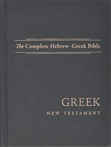 The Complete Hebrew-Greek Bible
Hendrickson's The Complete Hebrew-Greek Bible combines under one cover the complete text of the Hebrew Bible and the Greek New Testament. Ideal for pastors, students, scholars, and anyone else who has studied both Greek an