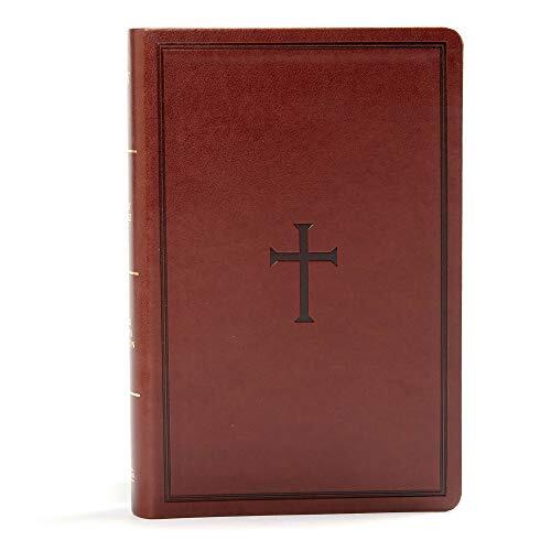 The KJV Large Print Personal Size Reference Bible features large, easy-to-read 11.25-point type in a convenient trim size that is perfect for devotional reading, personal study, or use at church. The large print type also makes this Bible an ideal choice