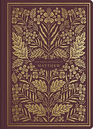 ESV Illuminated Scripture Journal: Matthew pairs the entirety of the book of Matthew with a lightly dotted blank page opposite each page of Bible text and hand-lettered illustrations interspersed throughout--providing space to creatively engage with and r