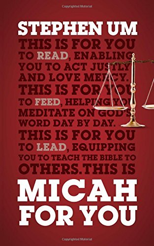 Acting Justly, Loving Mercy
We live in a world that craves justice. But what transforms us to truly seek justice, even at cost to ourselves? And what enables us to do so in a way that also offers mercy? Stephen Um opens up the book of Micah, showing how