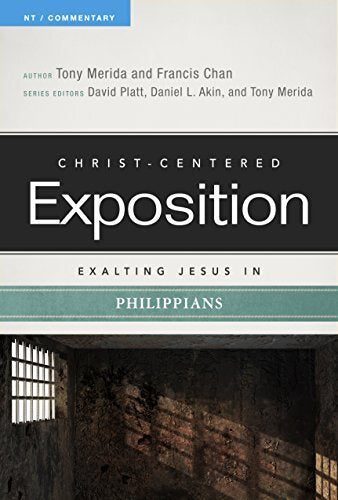 Edited by David Platt, Daniel L. Akin, and Tony Merida, this new commentary series, projected to be 48 volumes, takes a Christ- centered approach to expositing each book of the Bible. Exalting Christ in Philippians is written by Francis Chan who is the be