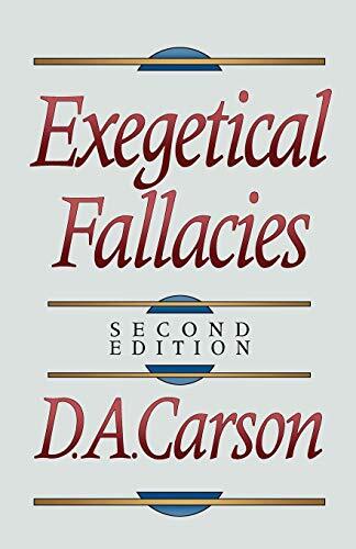 This book offers updated explanations of the sins of interpretation to teach sound grammatical, lexical, cultural, theological, and historical Bible study practices. "A must for teachers, pastors, and serious Bible students."--Journal of the Evangelical T