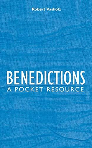 A Pocket Resource
Benedictions are pronounced by ministers at the close of worship services as an expression of hope and encouragement to God's people to face whatever their future might hold. This makes them a Biblical norm for the end of worship - some