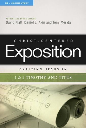 Edited by David Platt, Daniel L. Akin, and Tony Merida, this new commentary series, projected to be 48 volumes, takes a Christ- centered approach to expositing each book of the Bible. Rather than a verse-by-verse approach, the authors have crafted chapter