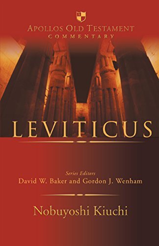 Nobuyoshi Kiuchi comments on Leviticus in this Apollos Old Testament Commentary. Its laws express the vast distance between sinful people and a holy God, and enable us to appreciate God's grace in Christ. These commentaries are scholarly and are equally s