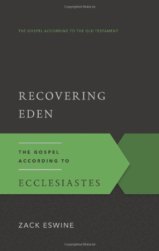 The Gospel According to Ecclesiastes Ecclesiastes shows a frank, unafraid familiarity with transparency, beauty, and ugliness. Eswine's study helps us address these topics boldly ourselves and grounds them in the person and work of Jesus.