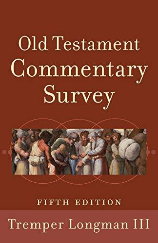 Leading Old Testament scholar Tremper Longman III provides students and pastors with expert guidance on choosing a commentary for any book of the Old Testament. The fifth edition has been updated to assess the most recently published commentaries, providi