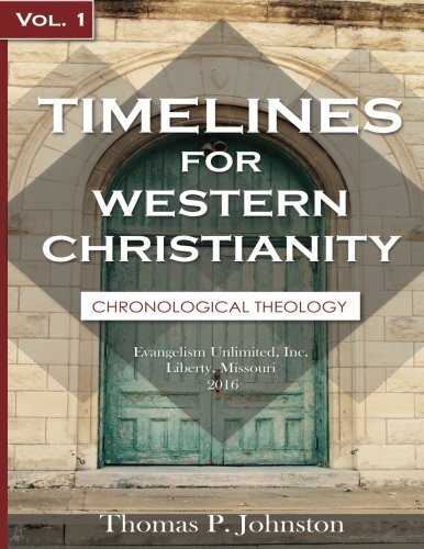 Volume 1, Chronological Theology
Preceded by eleven historiographic charts, a "Chronological Theology" enumerates major events in the doctrinal developments within Western Christianity, including a biblical assessment of the same.