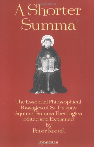 The Most Essential Philosophical Passages of St. Thomas Aquinas' Summa Theologica
A shortened version of Kreeft's much larger Summa of the Summa, which in turn was a shortened version of the Summa Theologica. The reason for the double shortening is prett