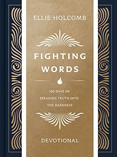 100 Days of Speaking Truth Into the Darkness
After two wildly successful kids book, Ellie Holcomb presents her debut journaling devotional, Fighting Words, which helps women kick back against the lies and darkness in their lives with the truth and light