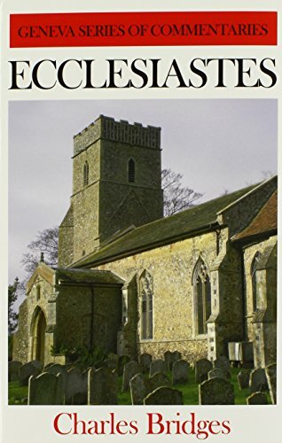 Charles Bridges' commentary on Ecclesiastes shows that this neglected book of Scripture is: Relevant for today. Our land needs to be awakened to the futility of seeking happiness without God. Clear when interpreted in the light of its overall theme. Suita