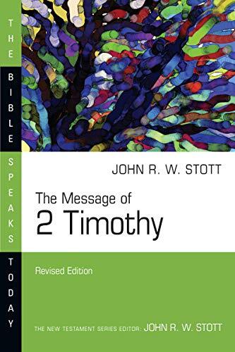 In 2 Timothy, we see Paul call the young leader Timothy to courageously persevere in the truth and in his calling, not yielding to the pressures of public opinion or the surrounding culture. In this revised BST volume, Stott explores the perennial lessons