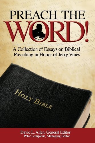 A Collection of Essays on Biblical Preaching in Honor of Jerry Vines
Over the last half century, few preachers have impacted Southern Baptists more than Jerry Vines. Described by some communication experts as setting the "high watermark standard" for so