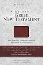 A Reader's Greek New Testament: Third Edition saves time and effort in studying the Greek New Testament. Definitions for all Greek words that appear 30 times or less appear in footnotes, acting as an aid when you encounter less common vocabulary. Other fe