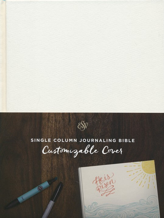 ESV Single Column Journaling Bible Hardcover Customizable Cover