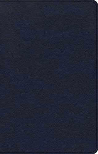 CSB Single Column Personal Size Bible Navy LeatherTouch