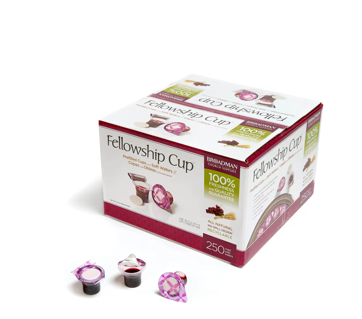 Fellowship Cup® - Prefilled Communion Cups: Includes Juice and Wafer