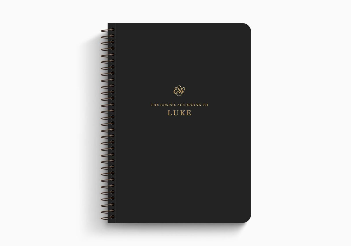 Luke ESV Scripture Journal, Spiral-Bound Edition - (Paperback)
