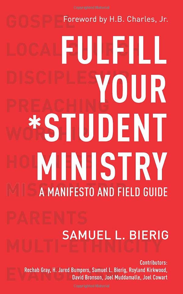 Fulfill Your Student Ministry