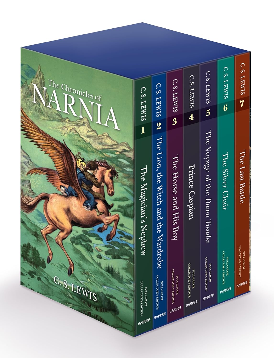 The Chronicles of Narnia Full-Color Paperback 7-Book Box Set