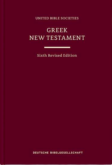 Greek New Testament (UBS6) Large Print Edition
