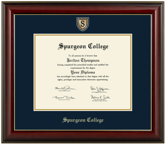 Engraved Medallion Diploma Frame (Bachelors)