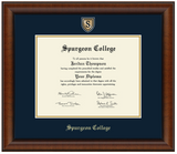 Engraved Medallion Diploma Frame (Bachelors)