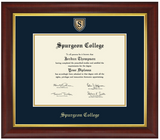 Engraved Medallion Diploma Frame (Bachelors)